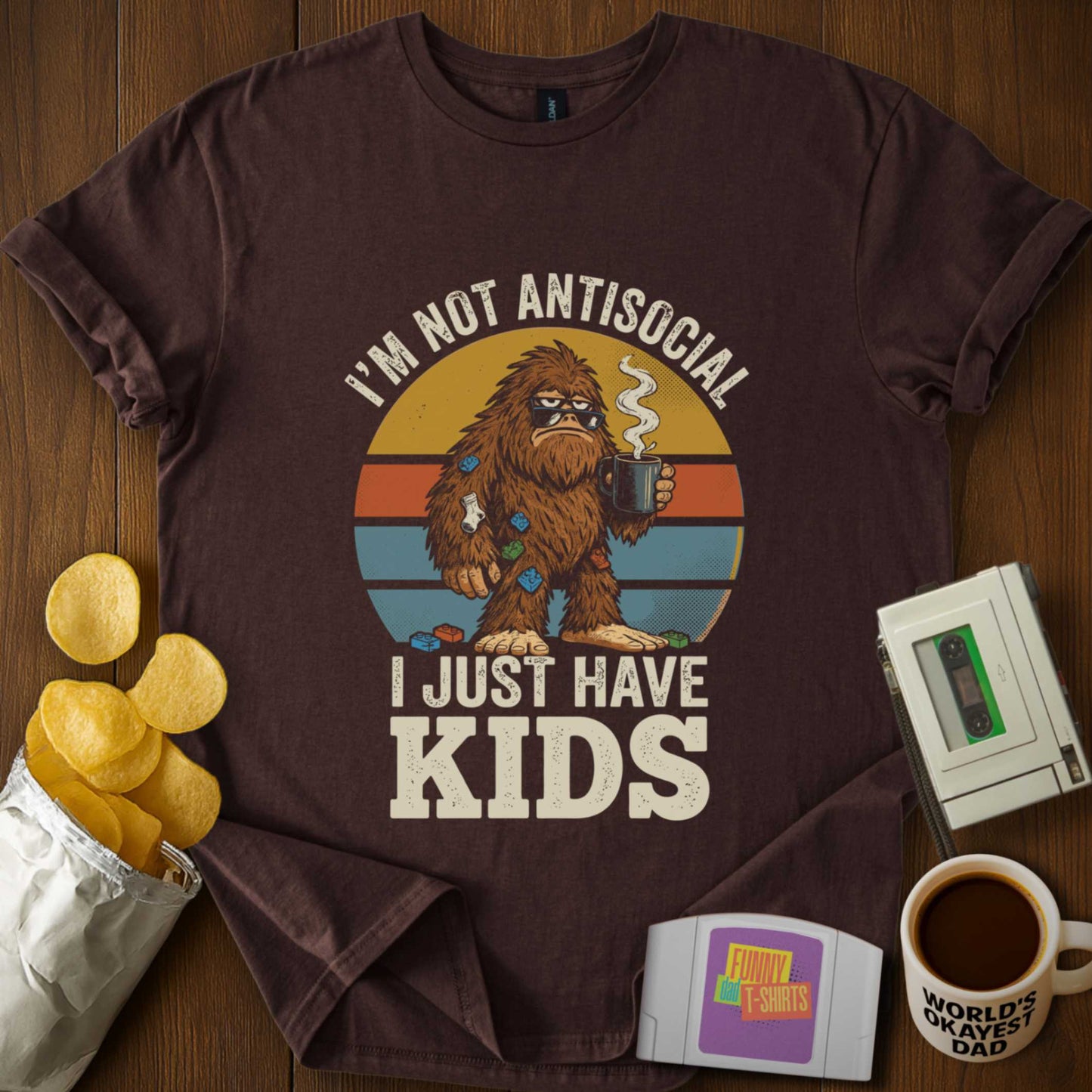 Not Antisocial Bigfoot Tee