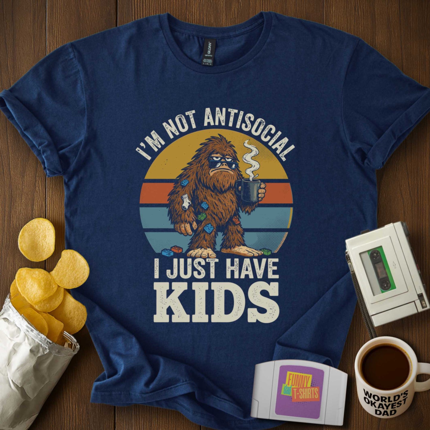 Not Antisocial Bigfoot Tee