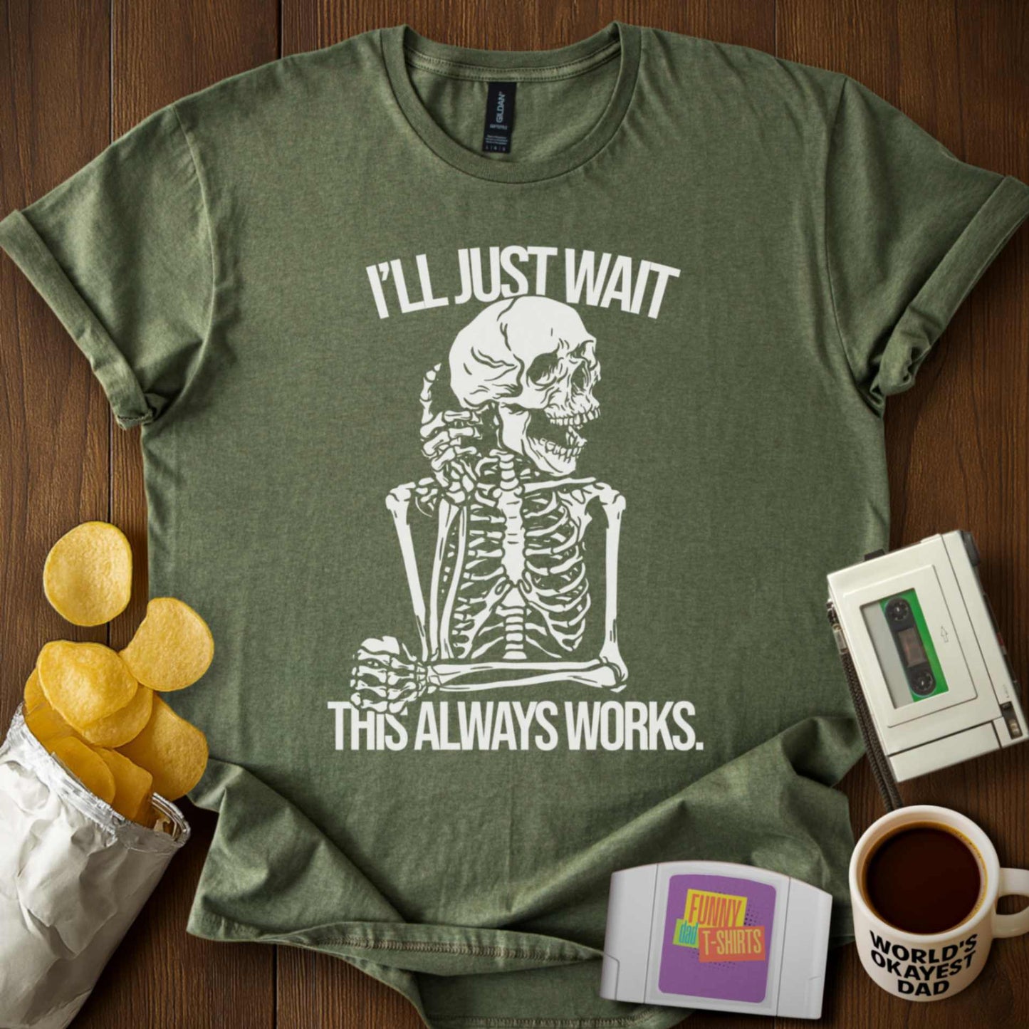 I'll Just Wait Tee