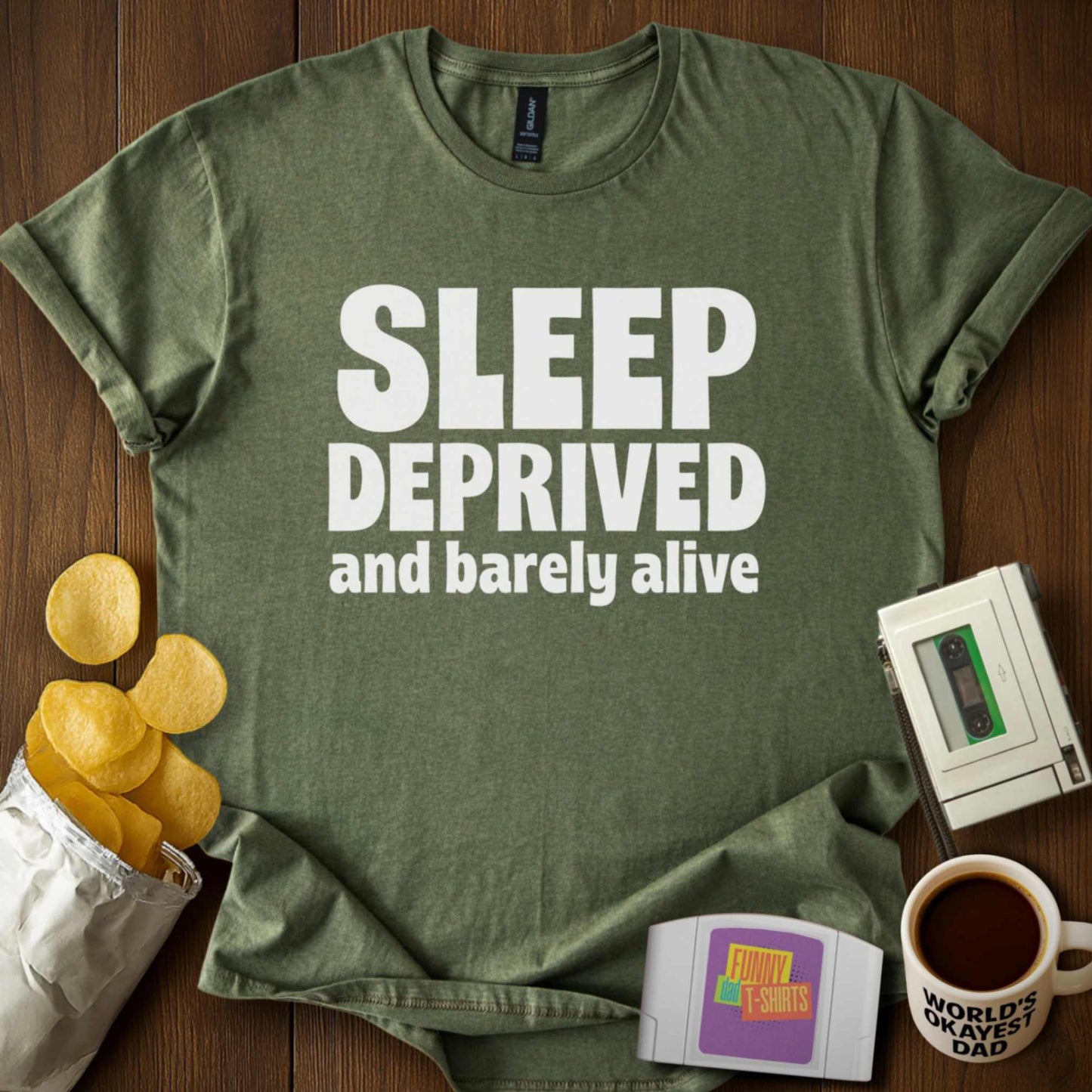 Sleep Deprived Barely Alive Tee