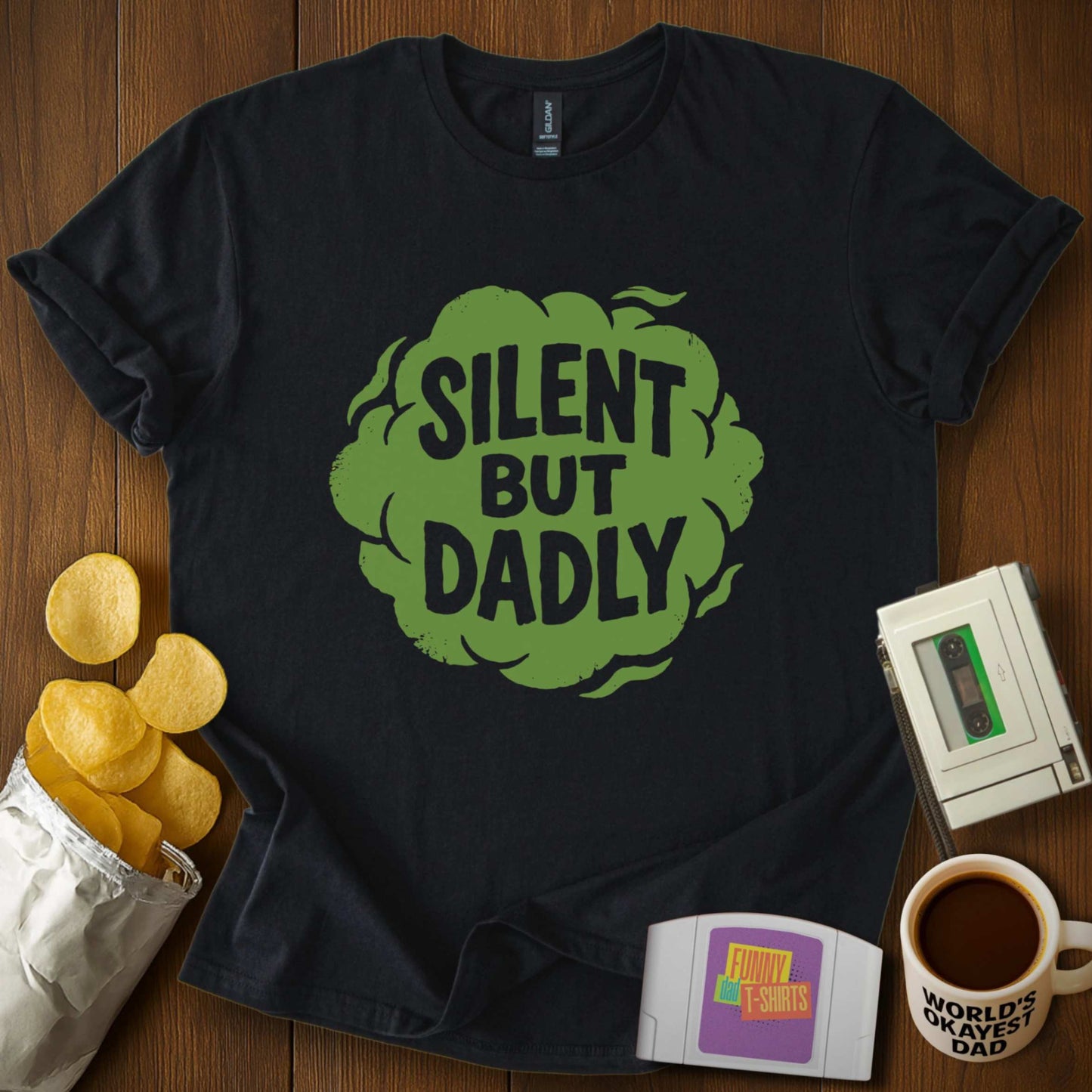 Silent But Dadly Tee