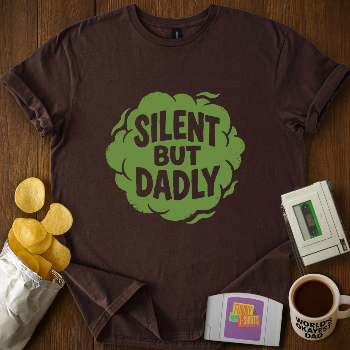 Silent But Dadly Tee