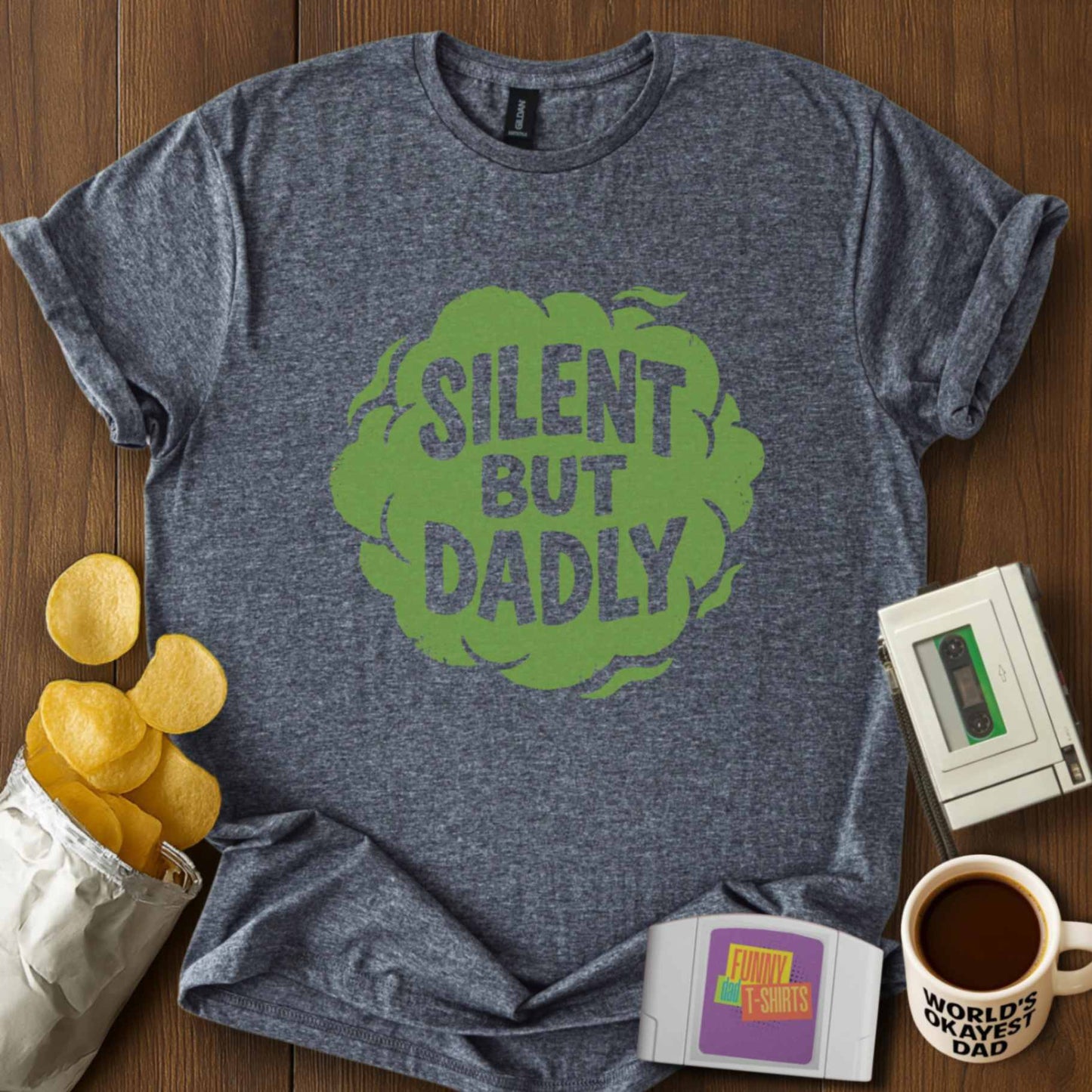 Silent But Dadly Tee