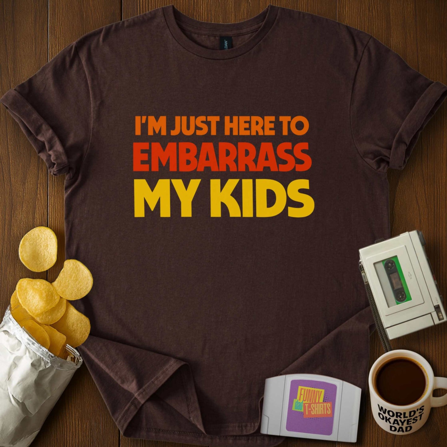 Here to Embarrass Kids Tee
