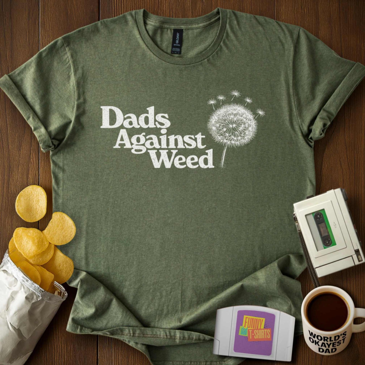 Dads Against Weed Tee