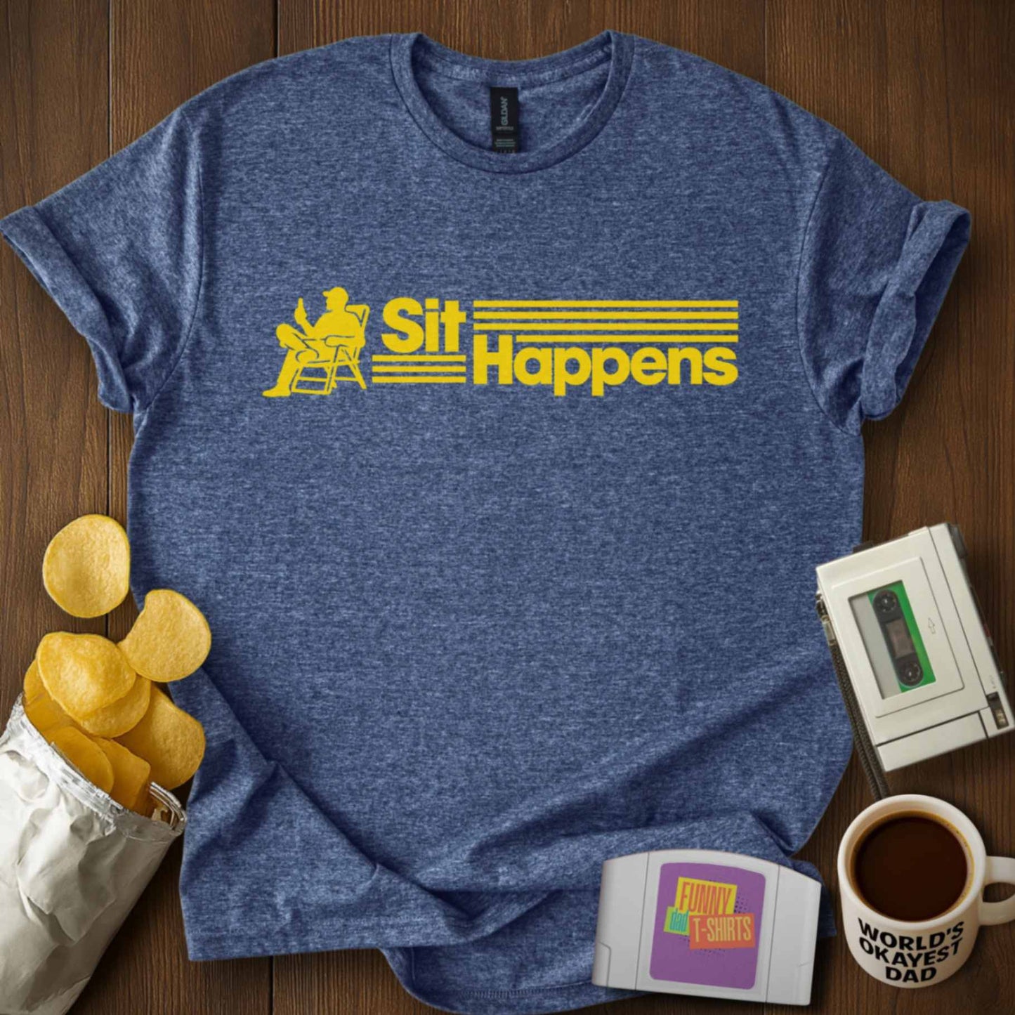 Sit Happens Retro Tee