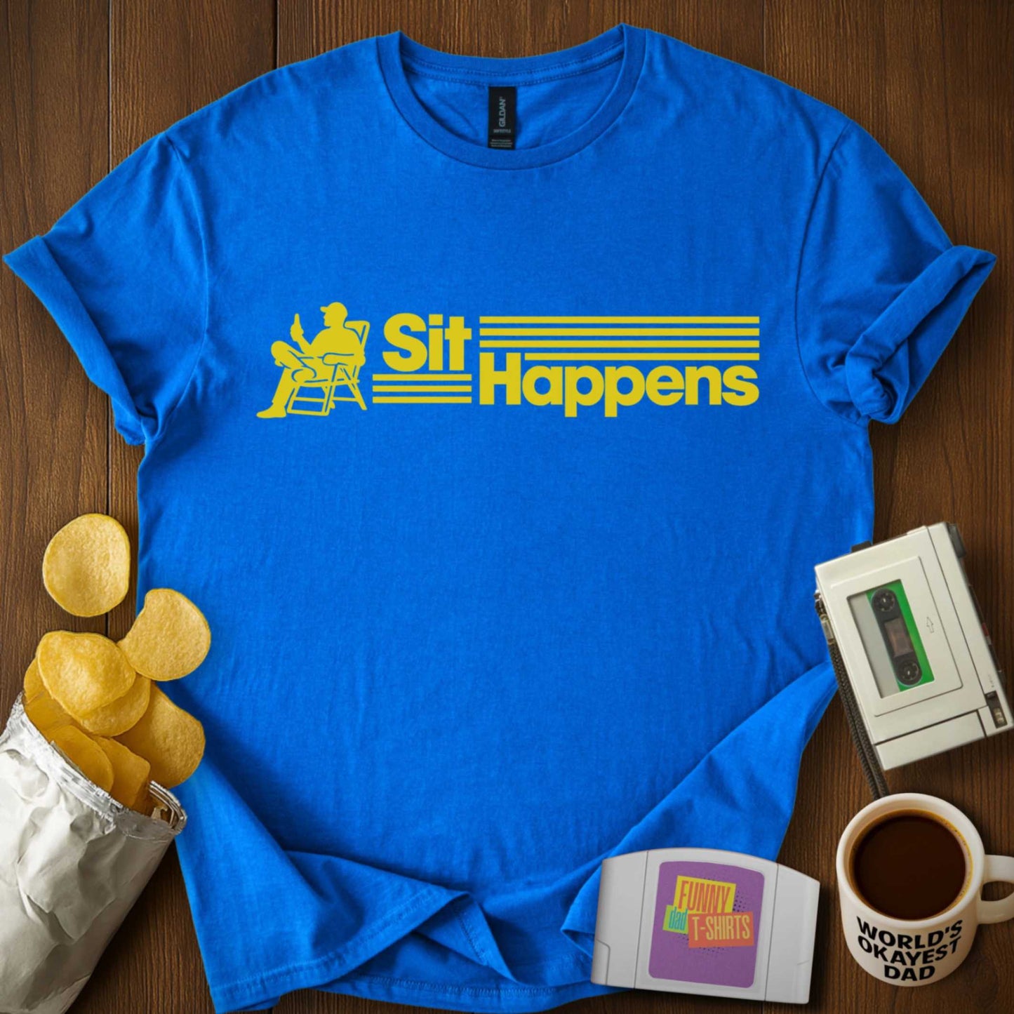 Sit Happens Retro Tee
