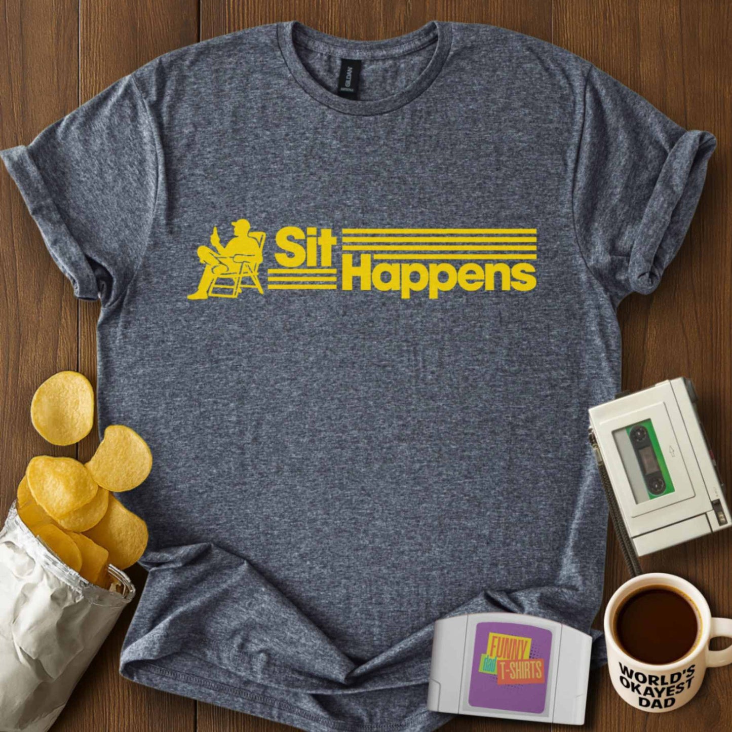 Sit Happens Retro Tee