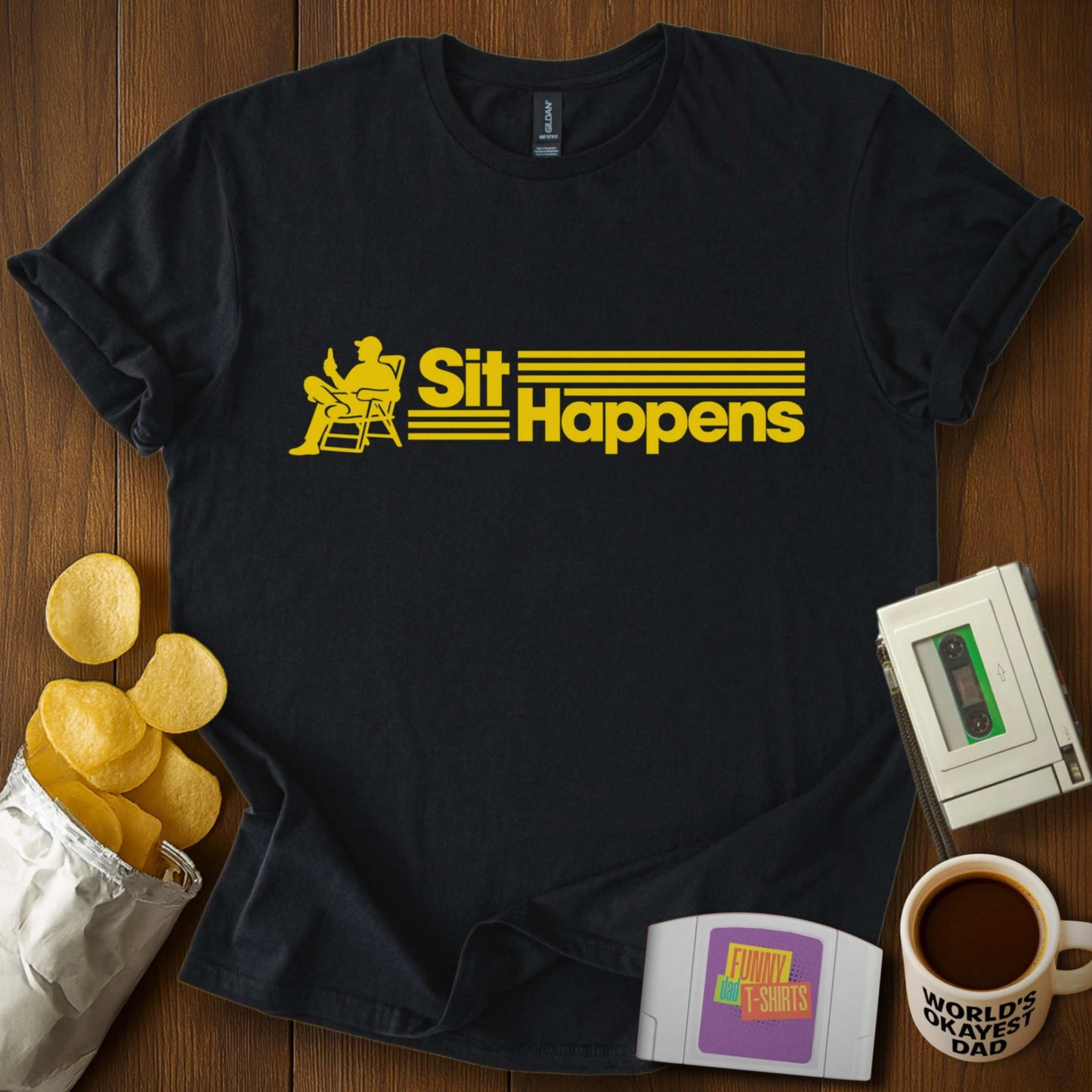 Sit Happens Retro Tee