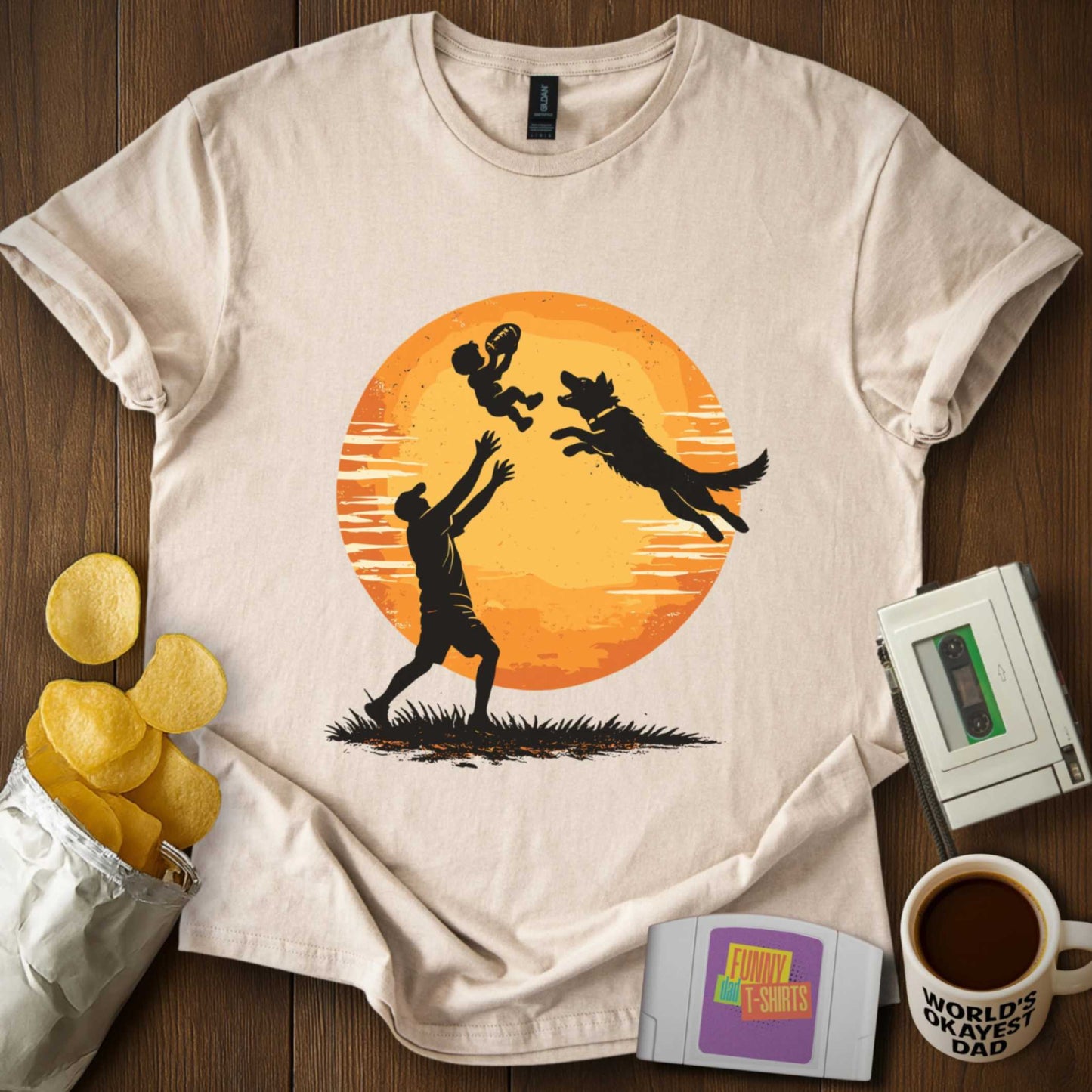 Father, Son, and A DOG?! Tee