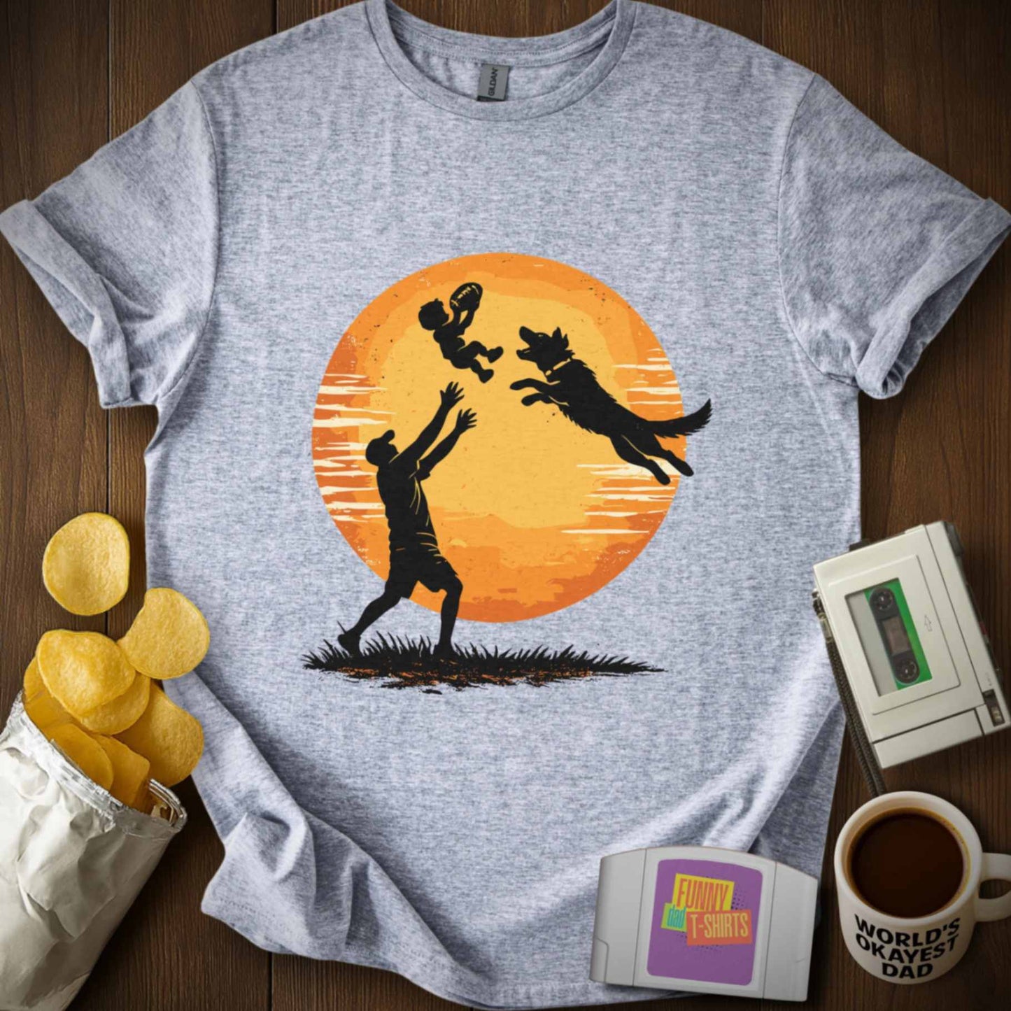 Father, Son, and A DOG?! Tee