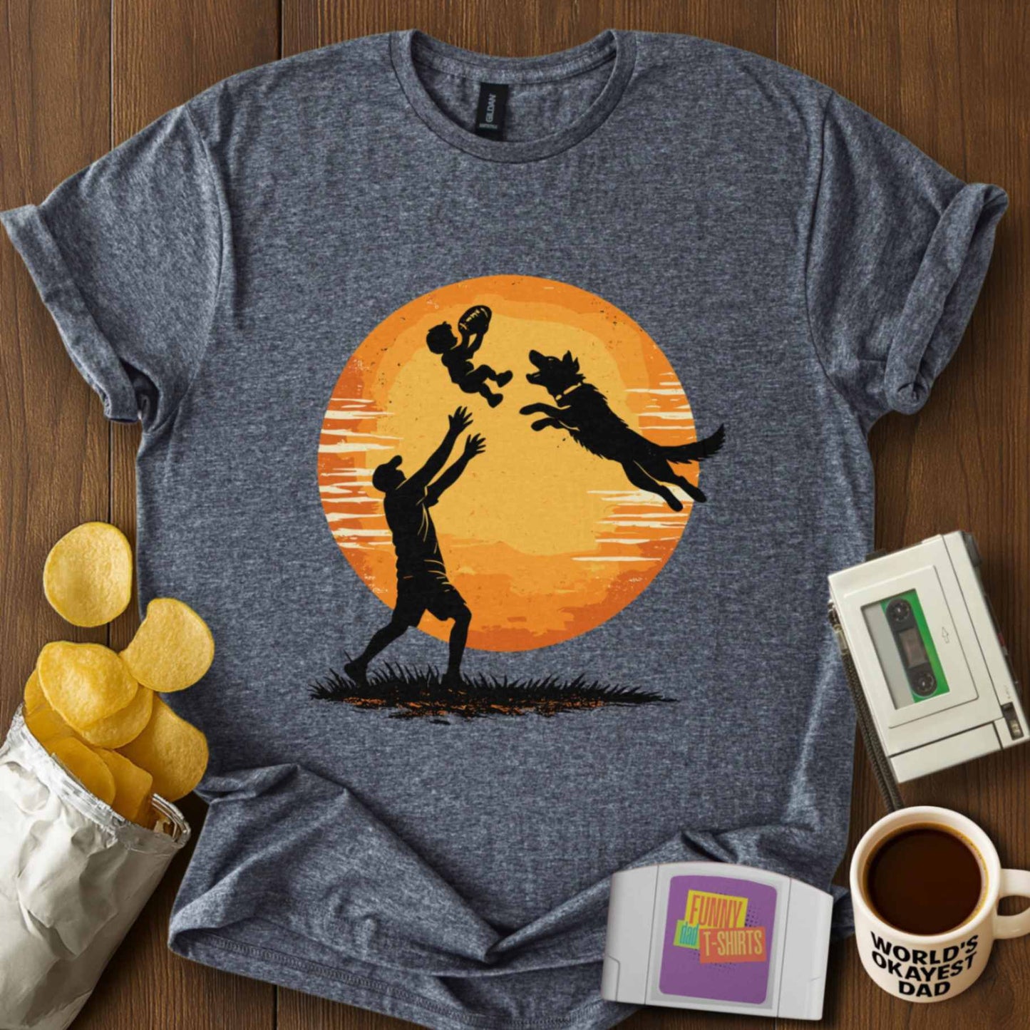 Father, Son, and A DOG?! Tee
