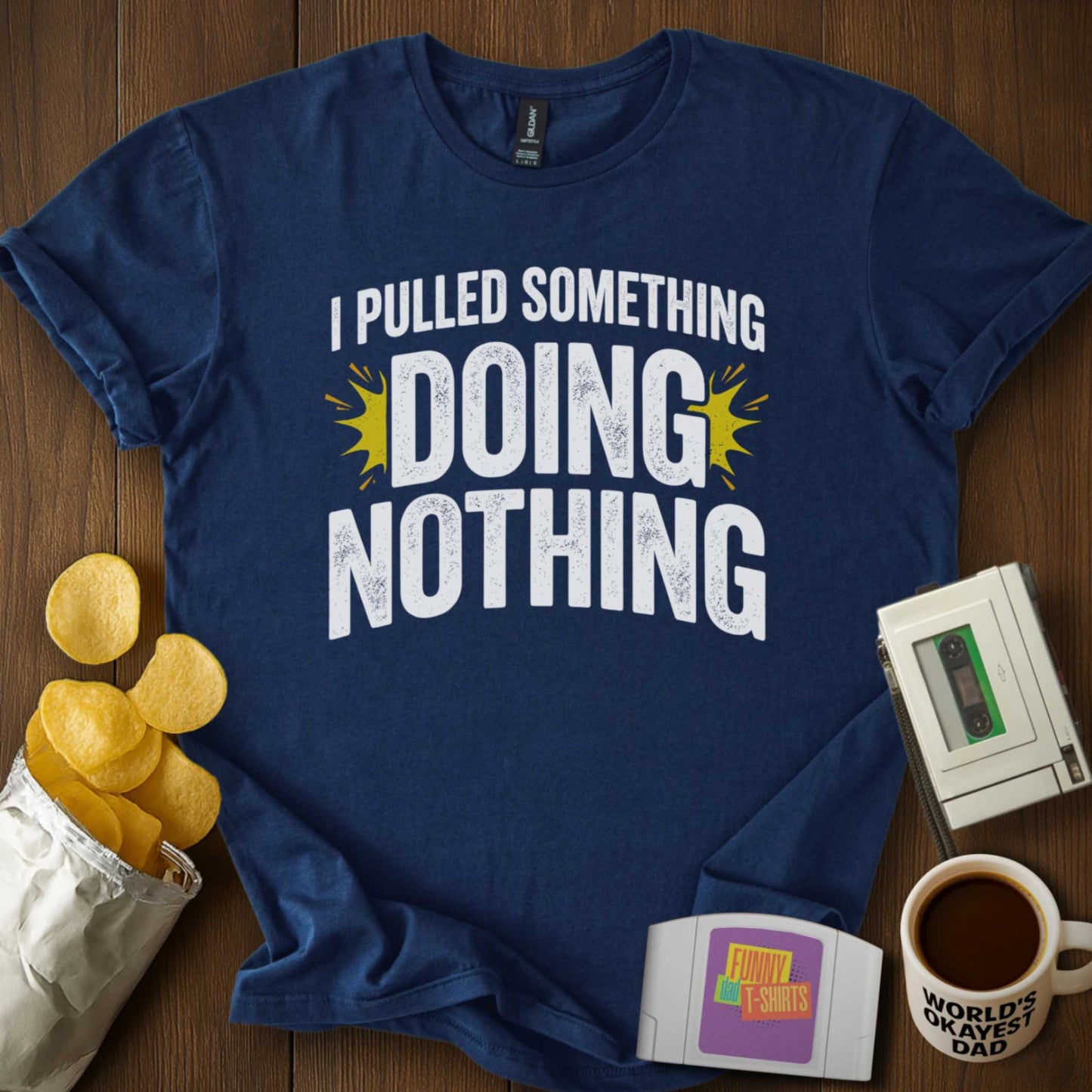 Pulled Something Doing Nothing Tee