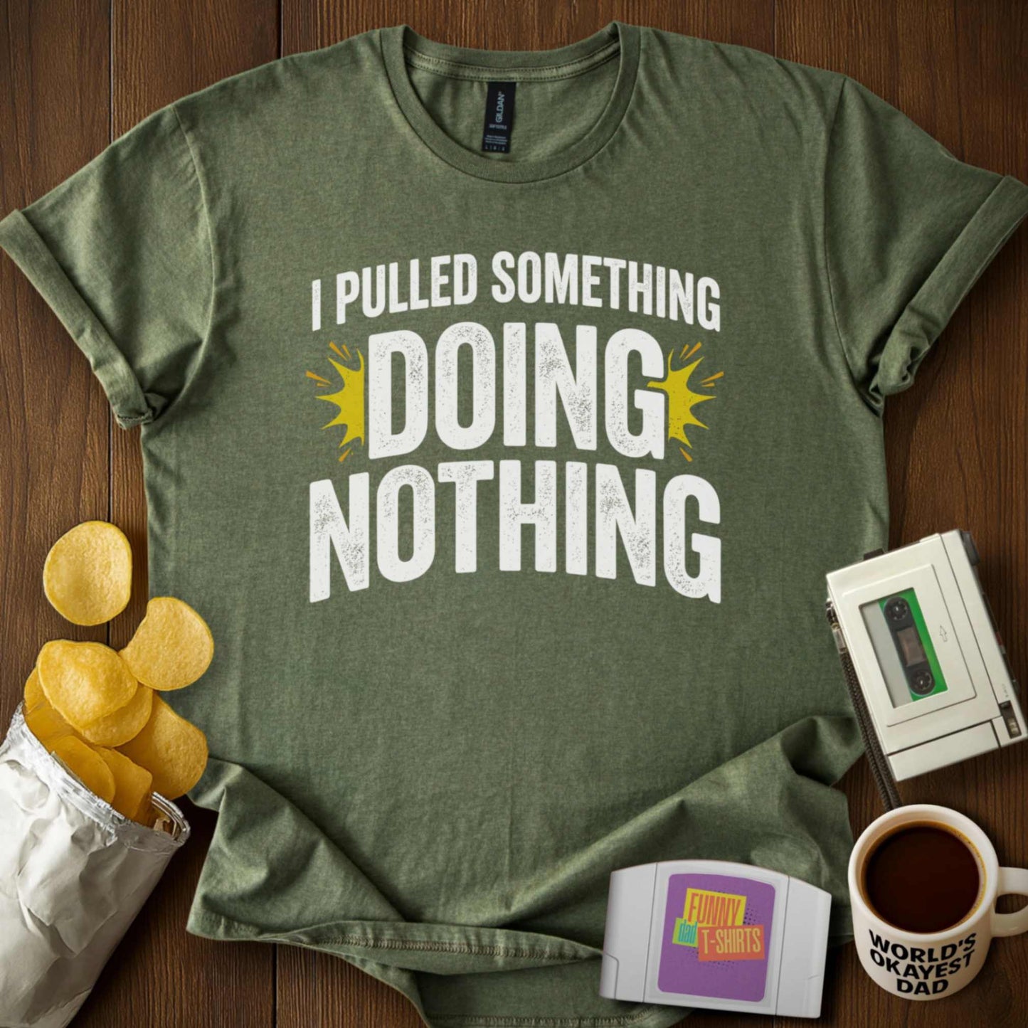 Pulled Something Doing Nothing Tee