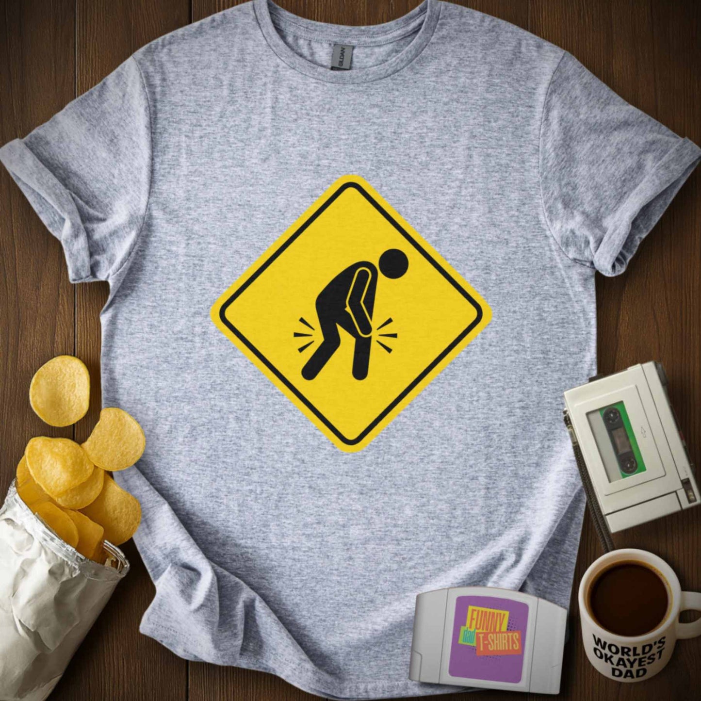 Knee Pain Warning Tee