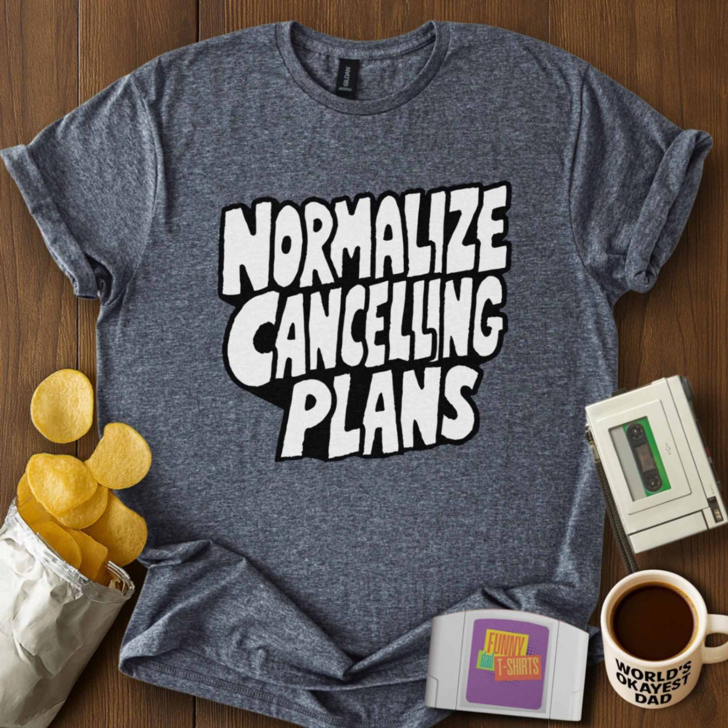 Normalize Cancelling Plans Tee