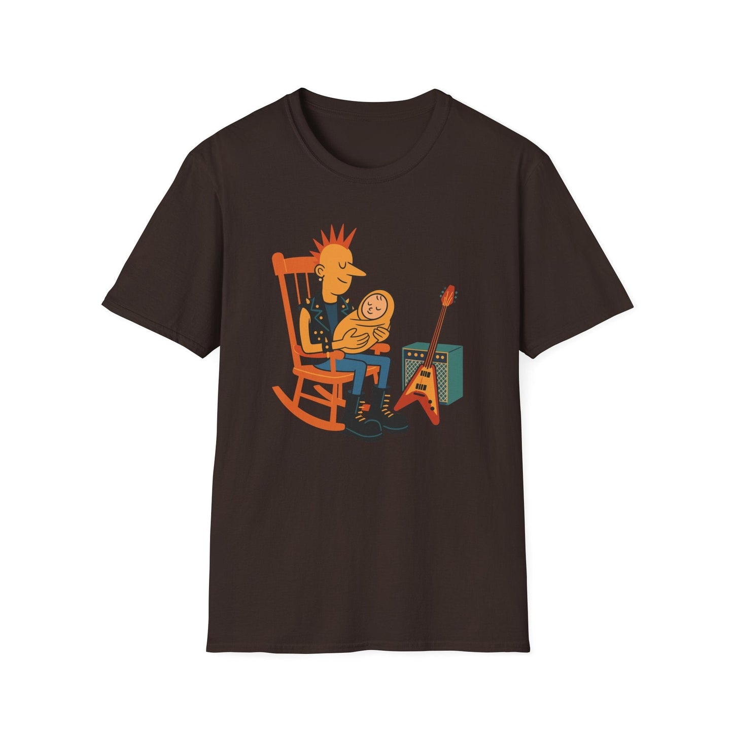 Punk "Rocking" Dad T-Shirt